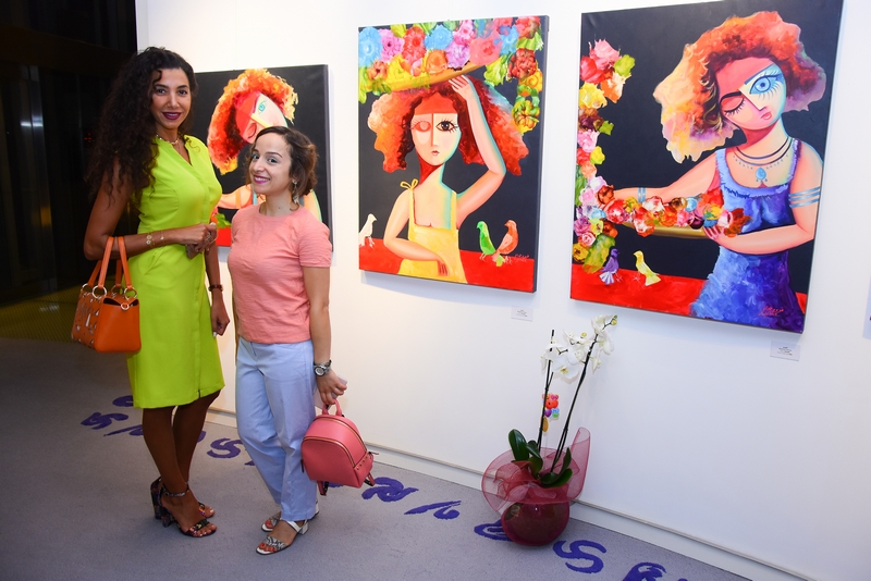 Conflicted Faces Exhibition by Fadwa Hamdan